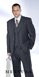 DENZEL COLLECTION MENS WINDOW PANE ZOOT SUIT MF1497 $159