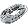 Steren 304-725SL Silver 4C Data Cable Landline Telephone Accessory