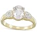 14K Yellow Gold 1.351ct Kunzite & Diamond Ring - Size N