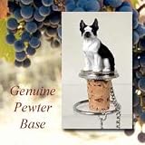 Boston Terrier Dog Wine Bottle Stopper