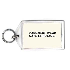 L'augment d'eau g�te le potage. Porte Cl�