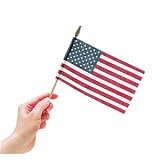 Valley Forge USE4D Cotton U.S.A. Hand Flag (Pack of 48)