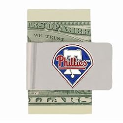 Philadelphia Phillies Pewter Money Clip Ver 1