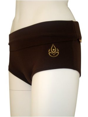 Shakti Activewear Bikini Style Fold Over Yoga Shorts