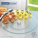 Round Glass Rotating Lazy Susan