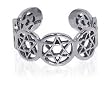 .925 Sterling Silver Filigree Stars Pretty Toe Ring