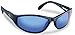 Flying Fisherman Viper Polarized Sunglasses, Black Frame, Smoke-Blue Mirror Lens