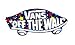 TY0072 Classic Vans Logo, Vans Shoe Bumper Decal, Classic Old Brand Logo Sticker