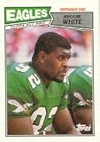 1987 Topps Reggie White Football Card #301 - Shipped In Protective Display Case!