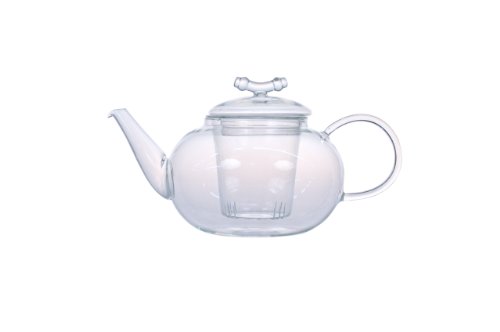 Amici Acropolis Glass Teapot Set with 6 Earl Grey Flowering Tea Blossoms Amici Acropolis Glass Teapot Set with 6 Earl Grey Flowering Tea Blossoms