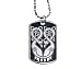 Celtic Beast Dog Tag - Stainless Steel - 2'' Height