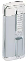 Colibri Magnate NEW Stain Silver/Polished Silver Butane Torch Lighter (QTR998002)