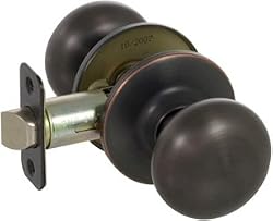 Callan Saxon Oil Rubbed Bronze (Edged) Entry Knob