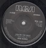YOURE THE BEST 7 INCH (7" 45) UK RCA 1981