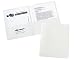Avery Two-Pocket Portfolios, Embossed Paper, 30-Sheet Capacity, White, Box of 25 (47991)
