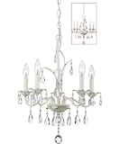 Quoizel OE5005AY Ophelia 22-Inch Chandelier with 5-Lights, Antique Ivory