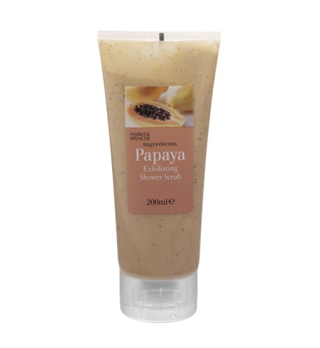 Ingredients Papaya Exfoliating Shower Scrub