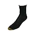 Gold Toe Womens Plus Size Cotton Turn Cuff Ankle Socks (Pack of 3), Shoe Size 8 - 13