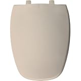 Bemis 124-0205 213 Elongated Closed Front Toilet Seat, Peach Bisque