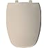 Bemis 124-0205 213 Elongated Closed Front Toilet Seat, Peach Bisque