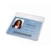 GBC BadgeMates ID Badge Holders, Horizontal Orientation, 4 x 3 Inches, Clear, 10 Holders per Pack (3747219)