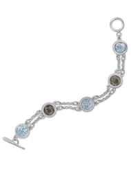 7.75" 2 Strand Toggle Bracelet with Ancient Roman Glass & Antique Roman Coins