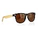 GEARONIC TM Wood Bamboo Wooden Vintage Sunglasses Eyewear for Mens Womens - Brown