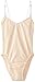 Capezio Women's Camisole Leotard with Clear Transition Straps, Nude, Small
