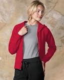 Hanes Women's Fleece Full-Zip Hood - 8 oz # W280