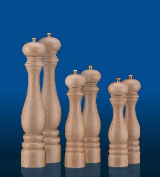 12 Paris Natural Pepper Mill Beech Wood Peugeot