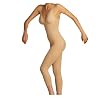 Lipo in a Box "Origianl Firm Control" Capri Bodysuit w/Underwire Bra, Nude or Black, XS thru 2X