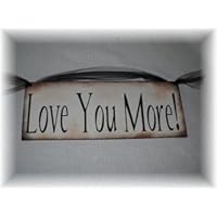 Love You More Sign Girls Bedroom Wall Decor Gifts