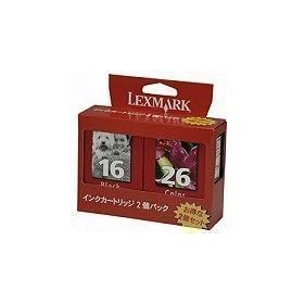 Lexmark TPJPN04 16+26 �u���b�N+�J���[�J�[�g���b�W 2�p�b�N TPJPN04