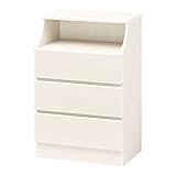 木製シンプルチェスト/タンス 白 【CHESCA】チェスカ