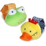Infantino: Duck and Frog Wrist Rattles