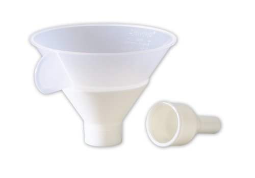Zevro SMFR103 Smart Funnel Kitchen Funnel with Pour-Control System, Red