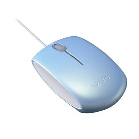 Sony VAIO VGP-UMS20 - Mouse - optical - wired - USB - light blue