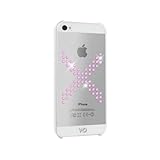 WHITE DIAMONDS au softbank iPhone5用ケース (スワロフスキー付き)X Series Pink 1210XIC41