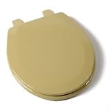 Tools & Hardware : Comfort Seats C1B4R2-53 Deluxe Molded Wood Toilet Seat, Round, Harvest Gold