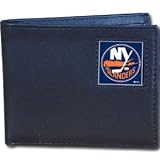 NHL Boxed Bifold Leather Wallet in Tin - New York Islanders