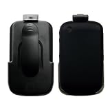 Holster Case w/ Ratcheting Belt Clip & Black Silicone Case / Skin / Cover for BlackBerry Curve 3G 9330 / 9300 / 8520 / 8530