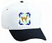 White Cap with hearts, leafed, animal, three, llama, tapestries, covers