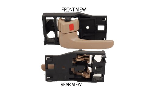 Toyota Brown Inside Front Or Rear Driver Side Replacement Door Handle