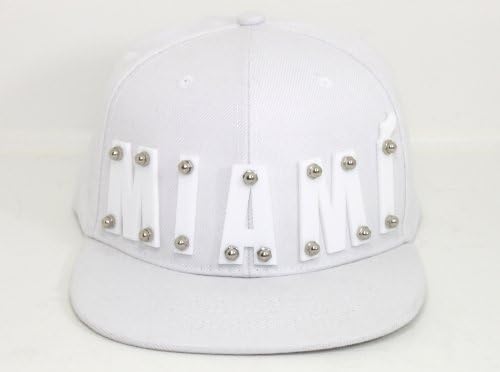 3D Letters Miami Snapback Miami Heat Playoffs White Hot