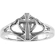 Sterling Silver Covenant Hearts Chastity Ring