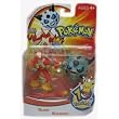Pokemon Mini Action Figure Set Fire Type Vs. Ice Type Pack with Glalie & Blaziken