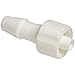 Value Plastics MTLL250-1 White Nylon Tube Fitting, Male Luer with Integral Lock Ring to 200 Series Barbed Coupler, 3/16" (4.8 mm) Tube ID (Pack of 25)