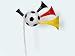 Fußball Trompete 15cm
