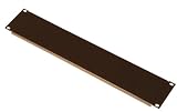 Gator Cases 2U Aluminum Flanged Panel (Black, 3MM)