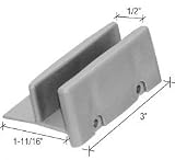 CRL 1-11/16 Wide Sliding Shower Door Bottom Guide - Package